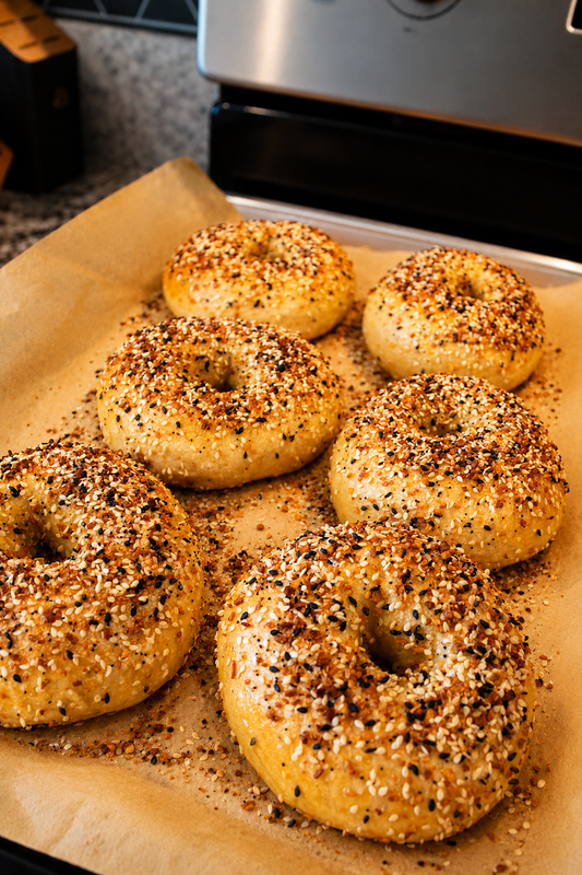 Everything Sourdough Bagels (6 PACK)